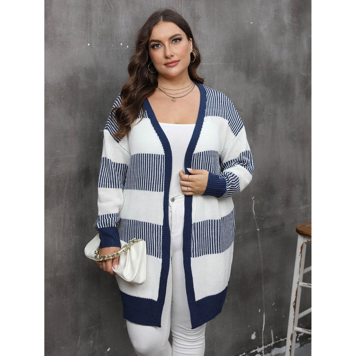 Women Striped Shrug