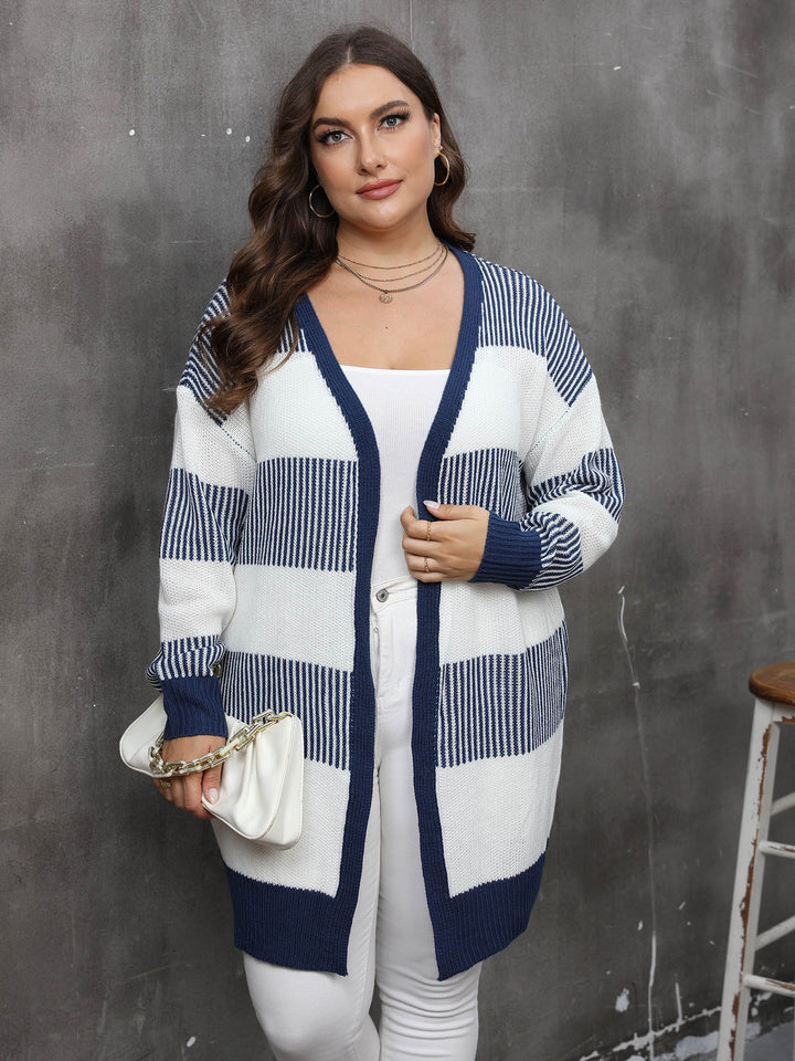 Women Striped Shrug