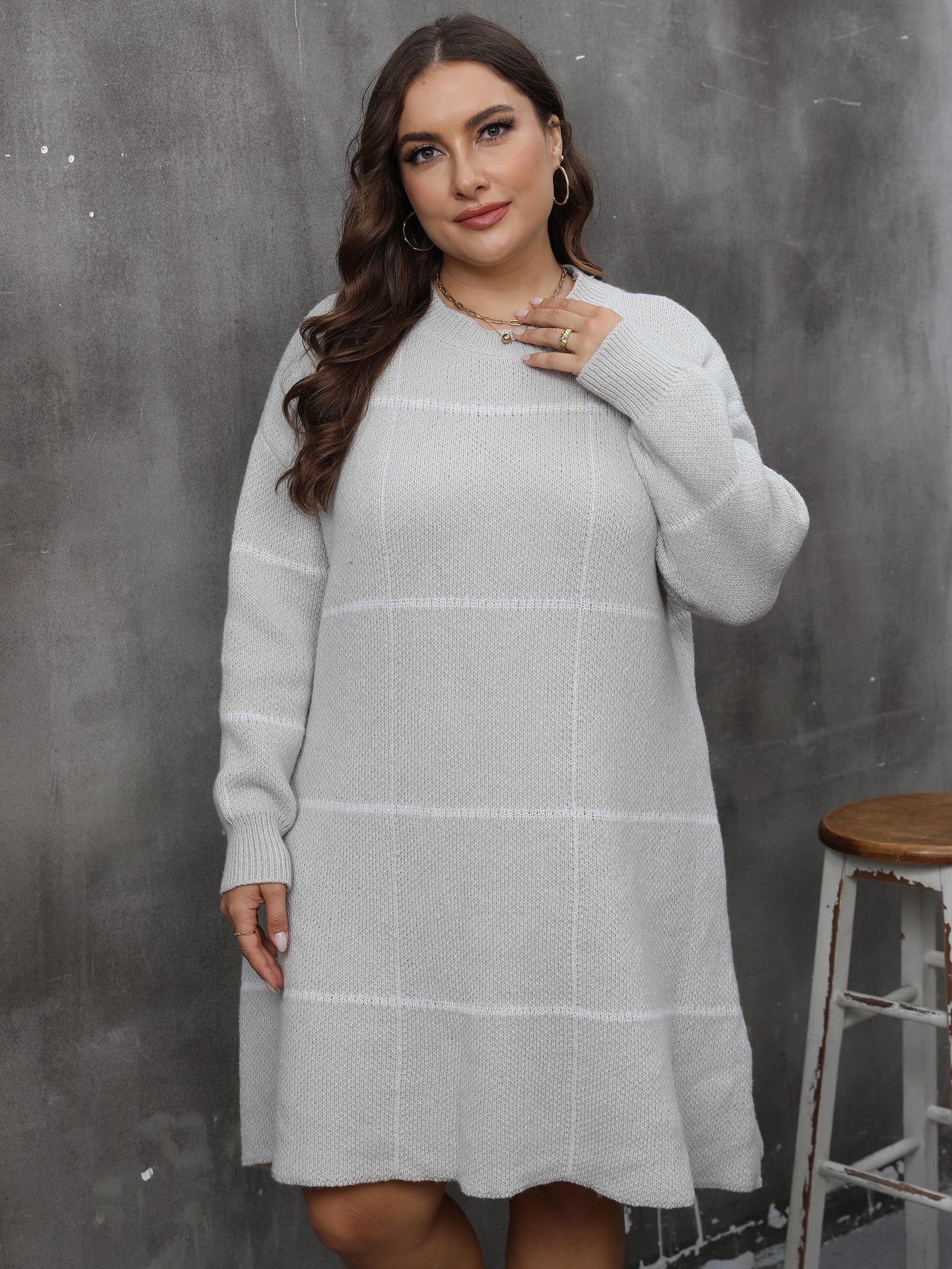 Women Plus Size Jumper Dress