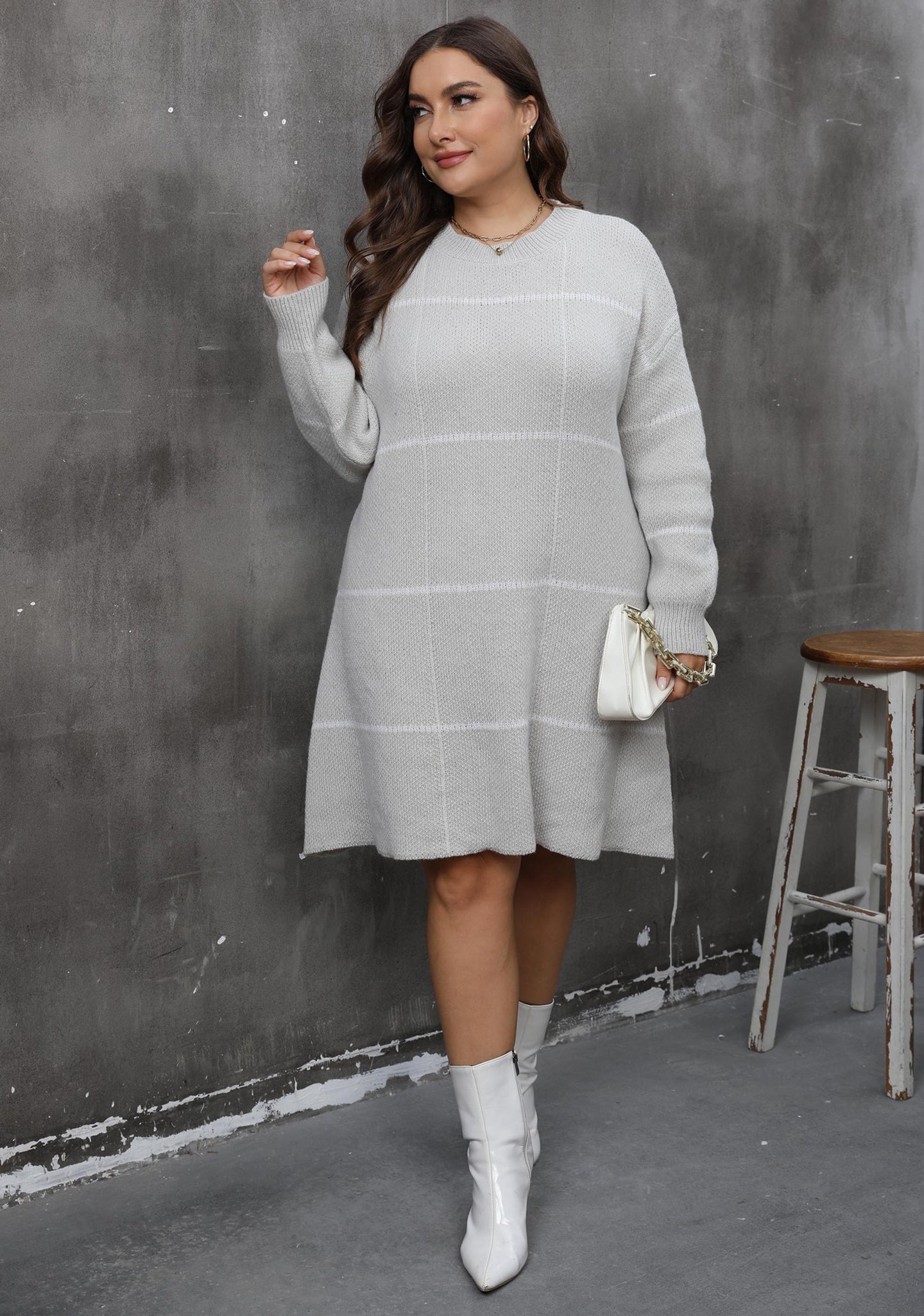 Women Plus Size Jumper Dress