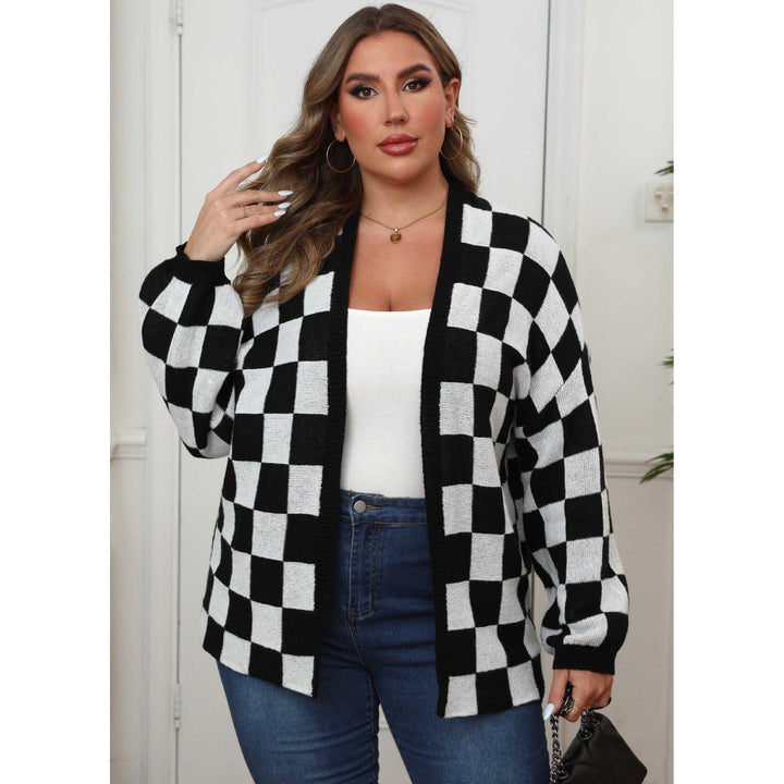 Women Checked Shrug