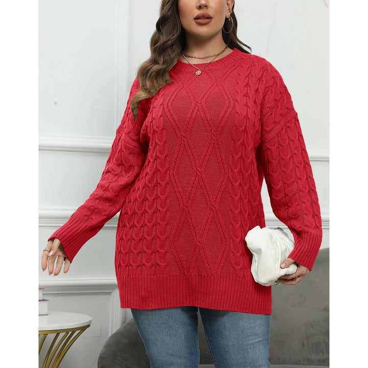 Women Cable Knit Pullover