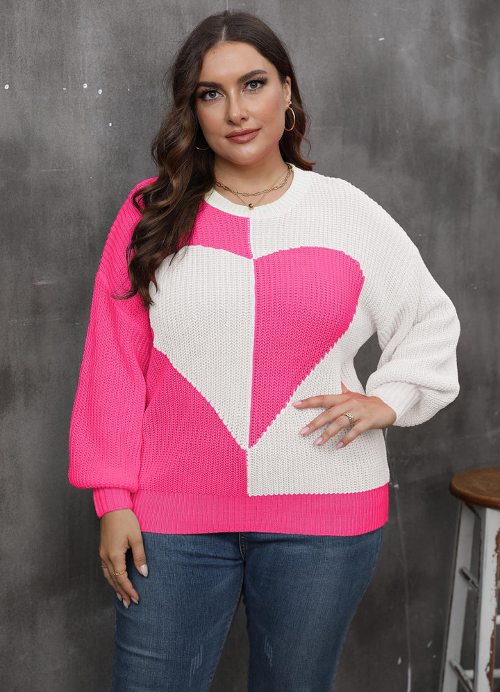 Women Cable Knit Colourblocked Pullover