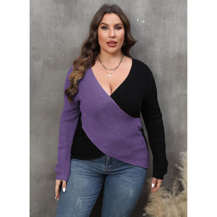 Women Colourblocked Pullover Sweaters