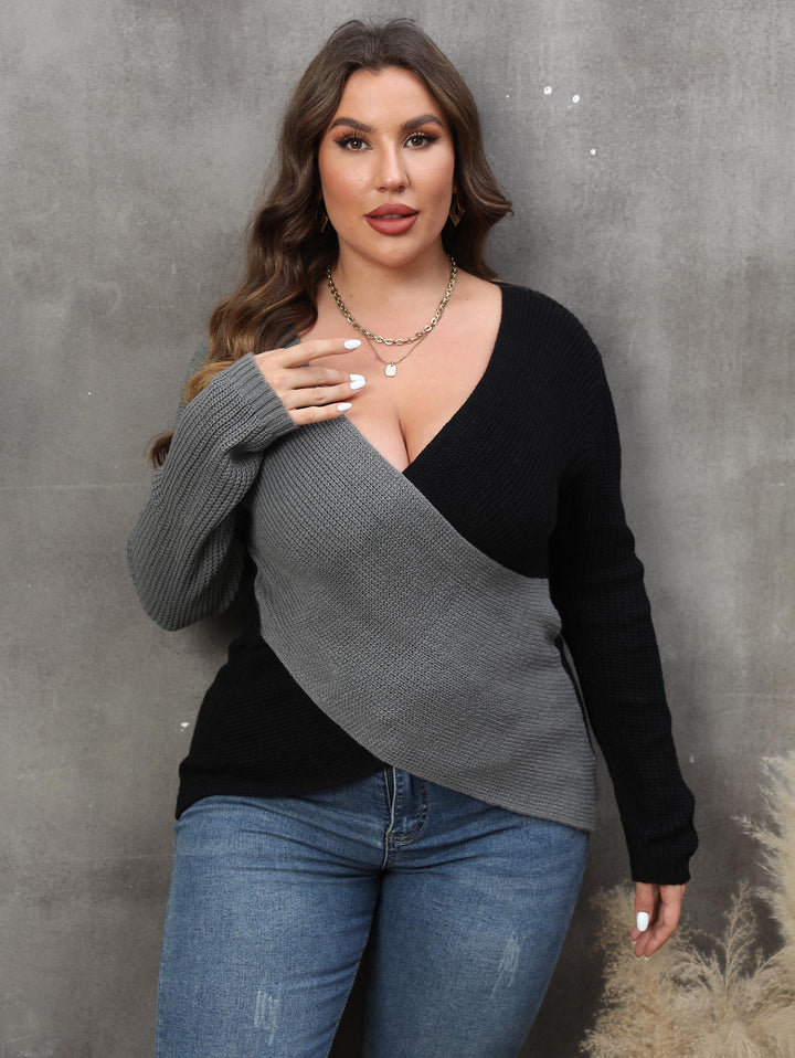 Women Colourblocked Pullover