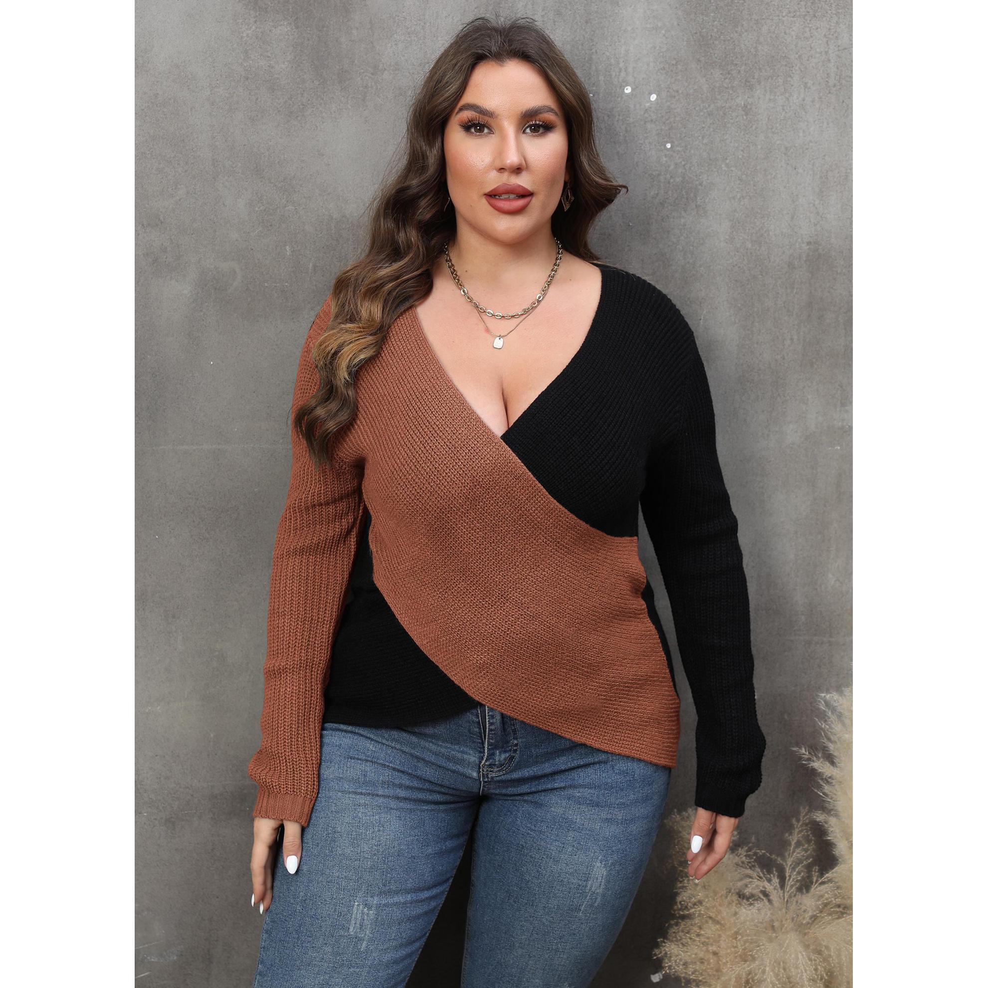 Women Colourblocked Pullover