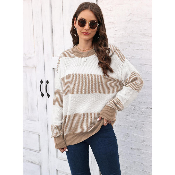Women Striped Pullover Sweaters