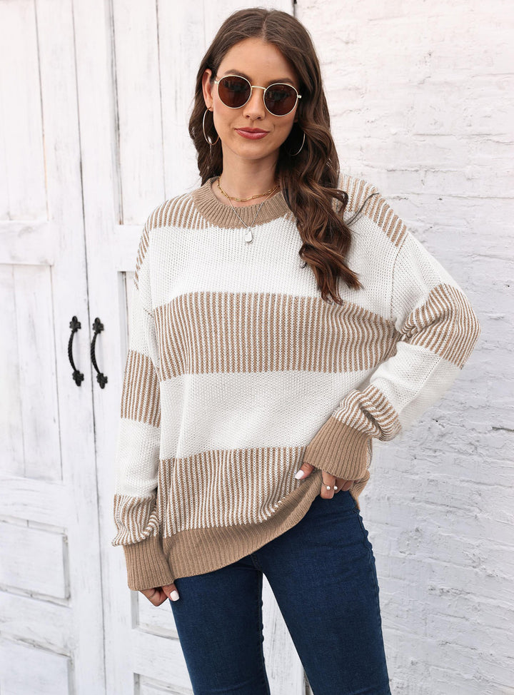 Women Striped Pullover Sweaters