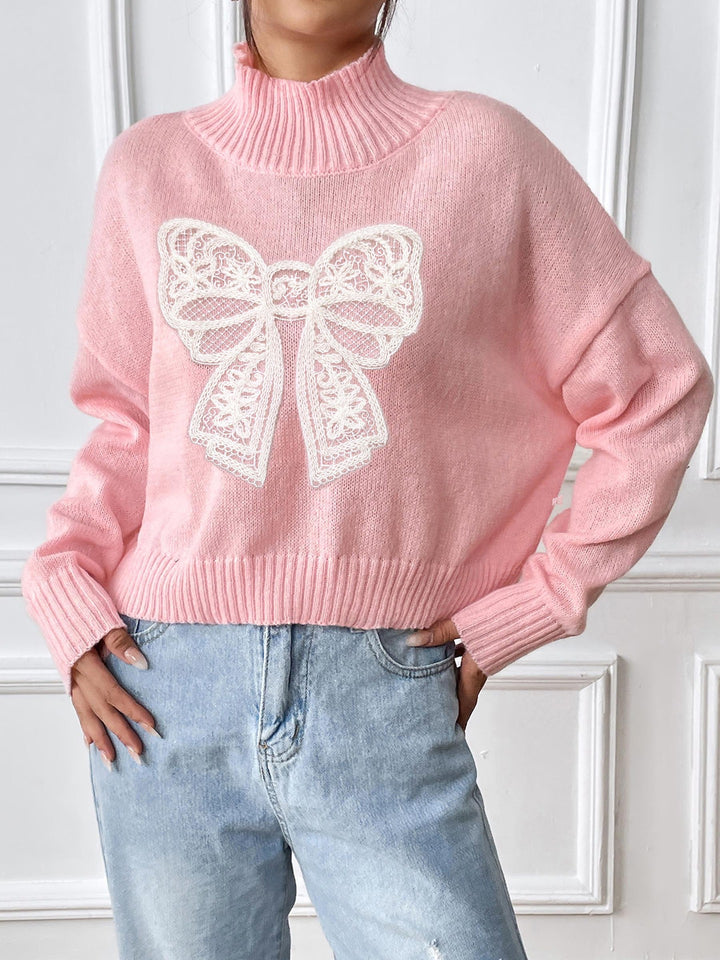 Women Turtle Neck Long Sleeves Pullover Sweaters