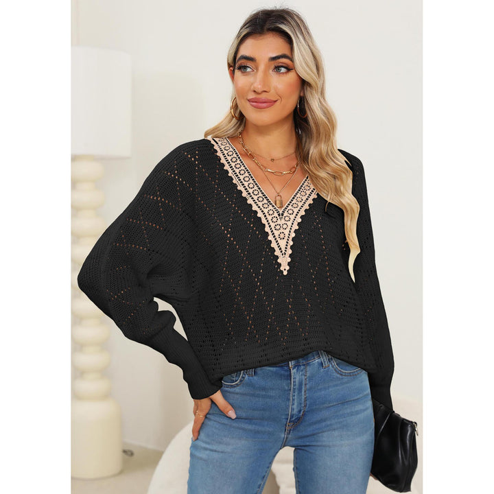 Women Self Design Pullover Sweater