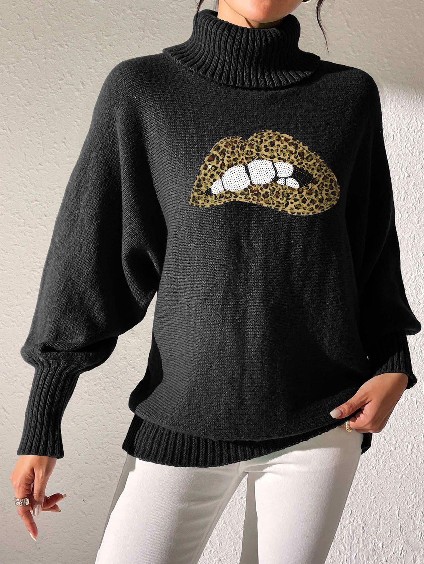 Women Turtle Neck Pullover