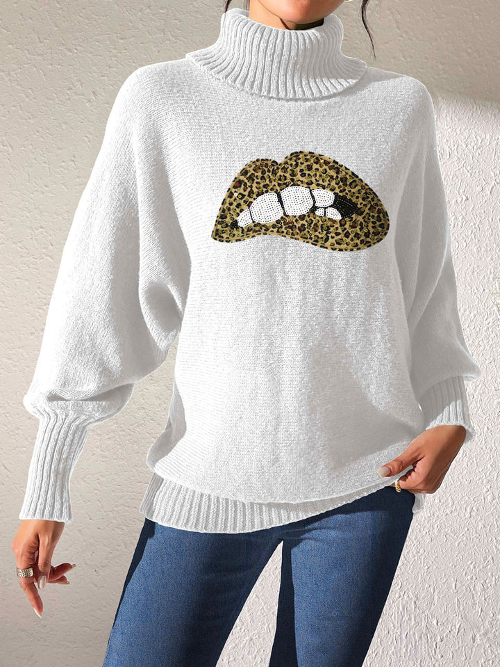 Women Printed Pullover Sweater