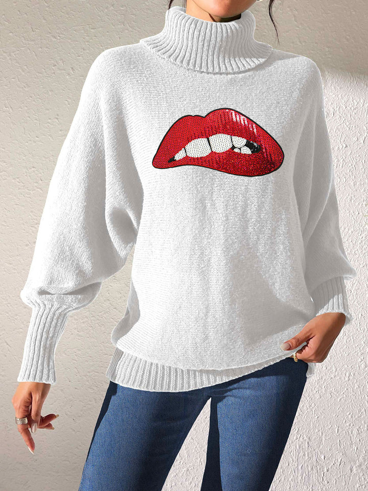 Women Printed Pullover Sweater
