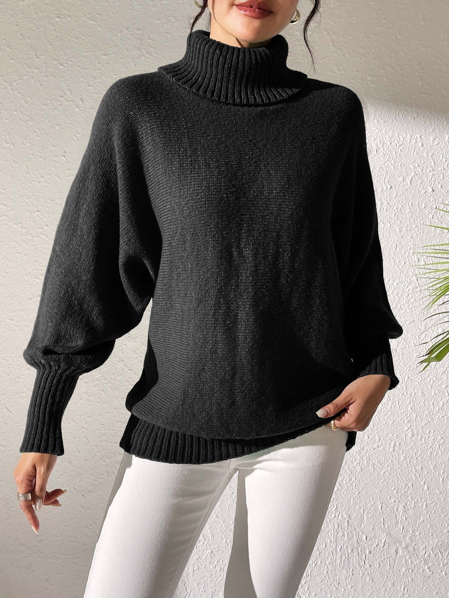 Women Turtle Neck Pullover