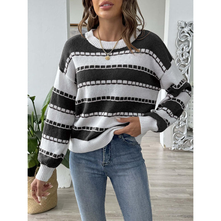 Women Striped Pullover Sweaters