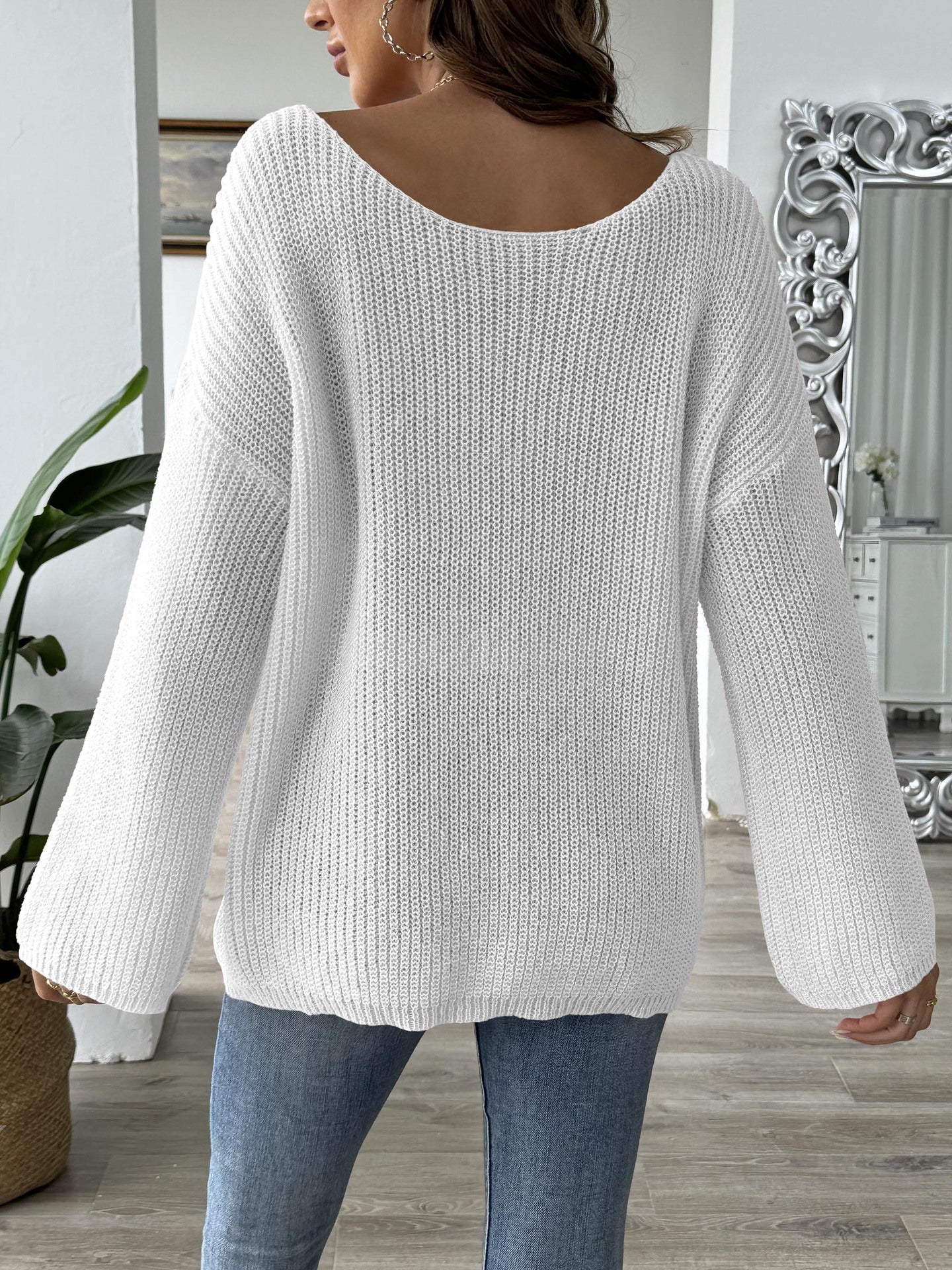 Women Ribbed Pullover