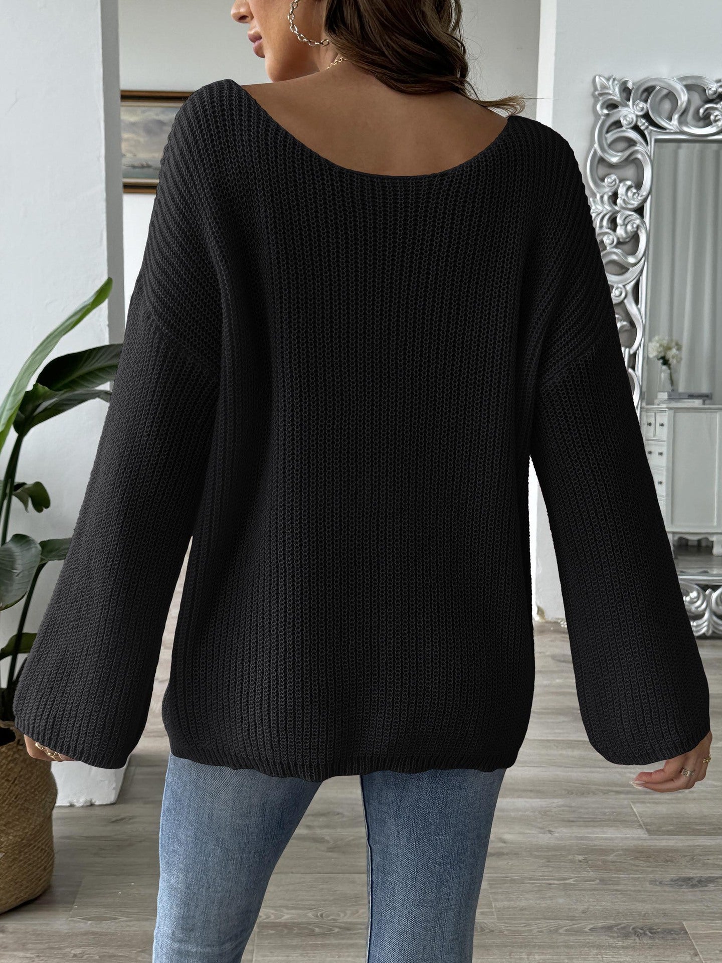 Women Ribbed Pullover