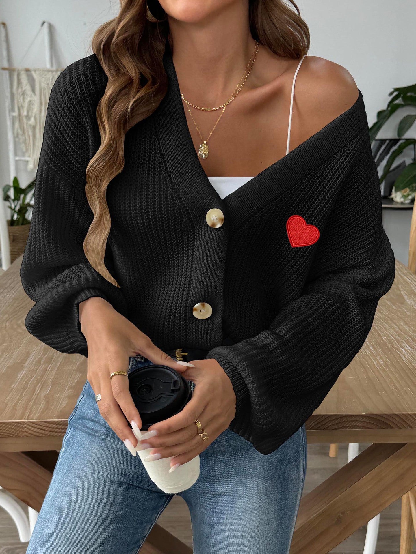 Women Long Sleeves Ribbed Sweaters