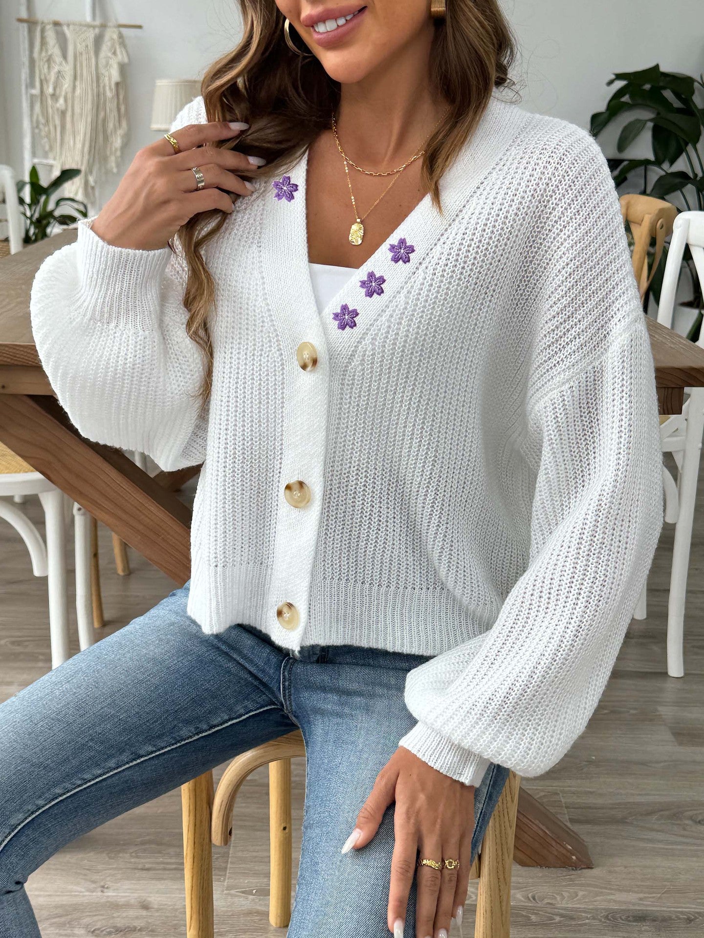 Women Front Open Sweaters