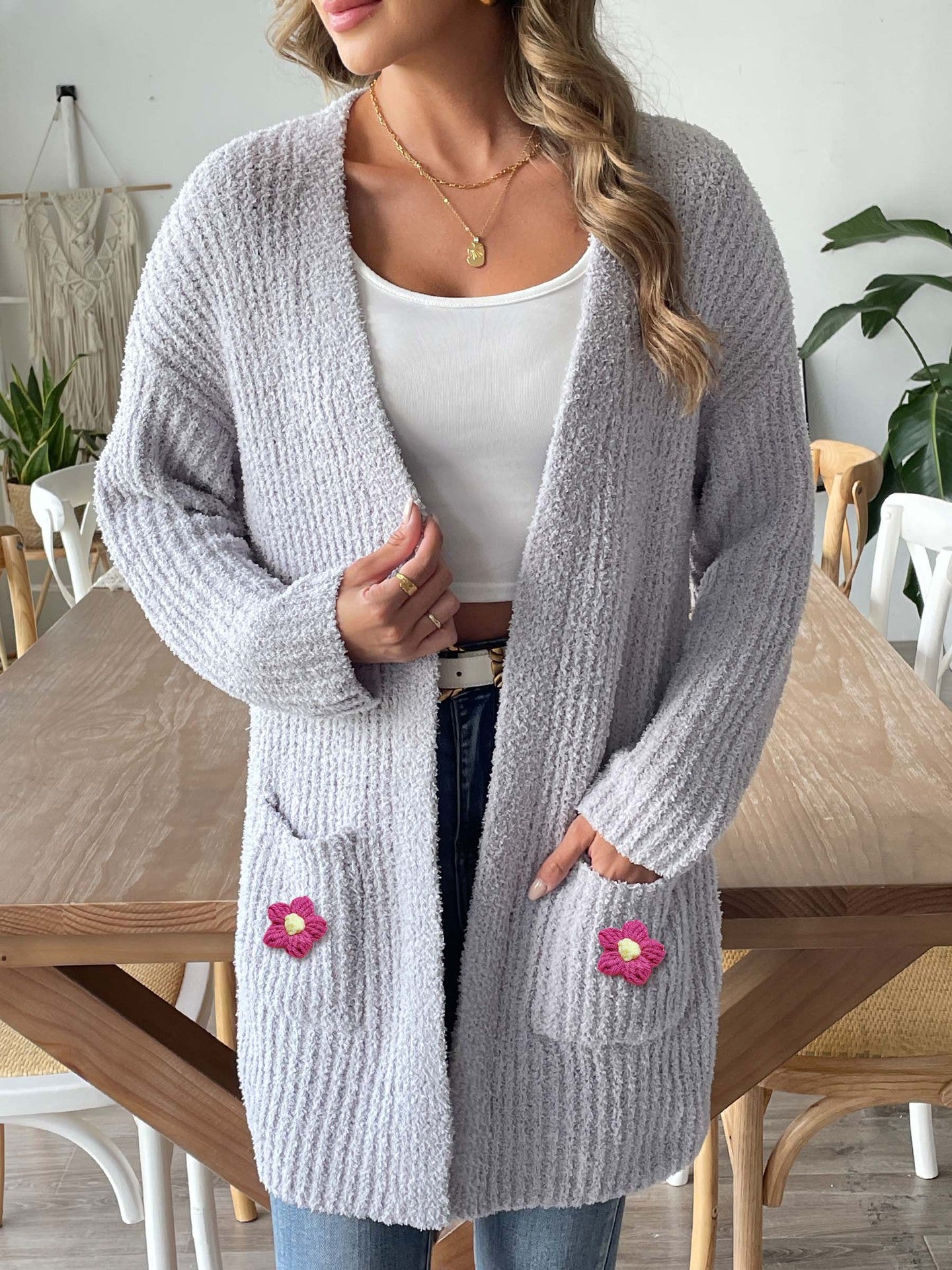 Longline Open Front Shrug