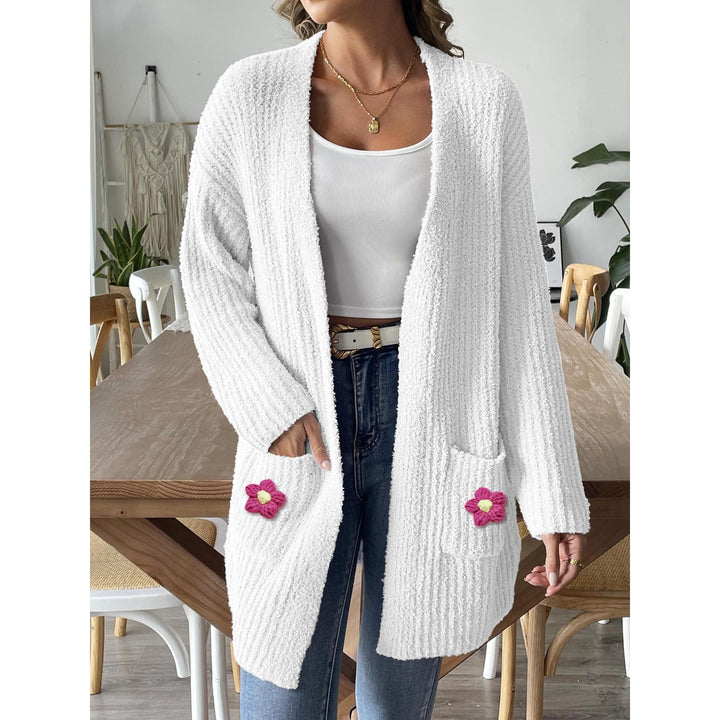 Self Design Longline Open Front Shrug