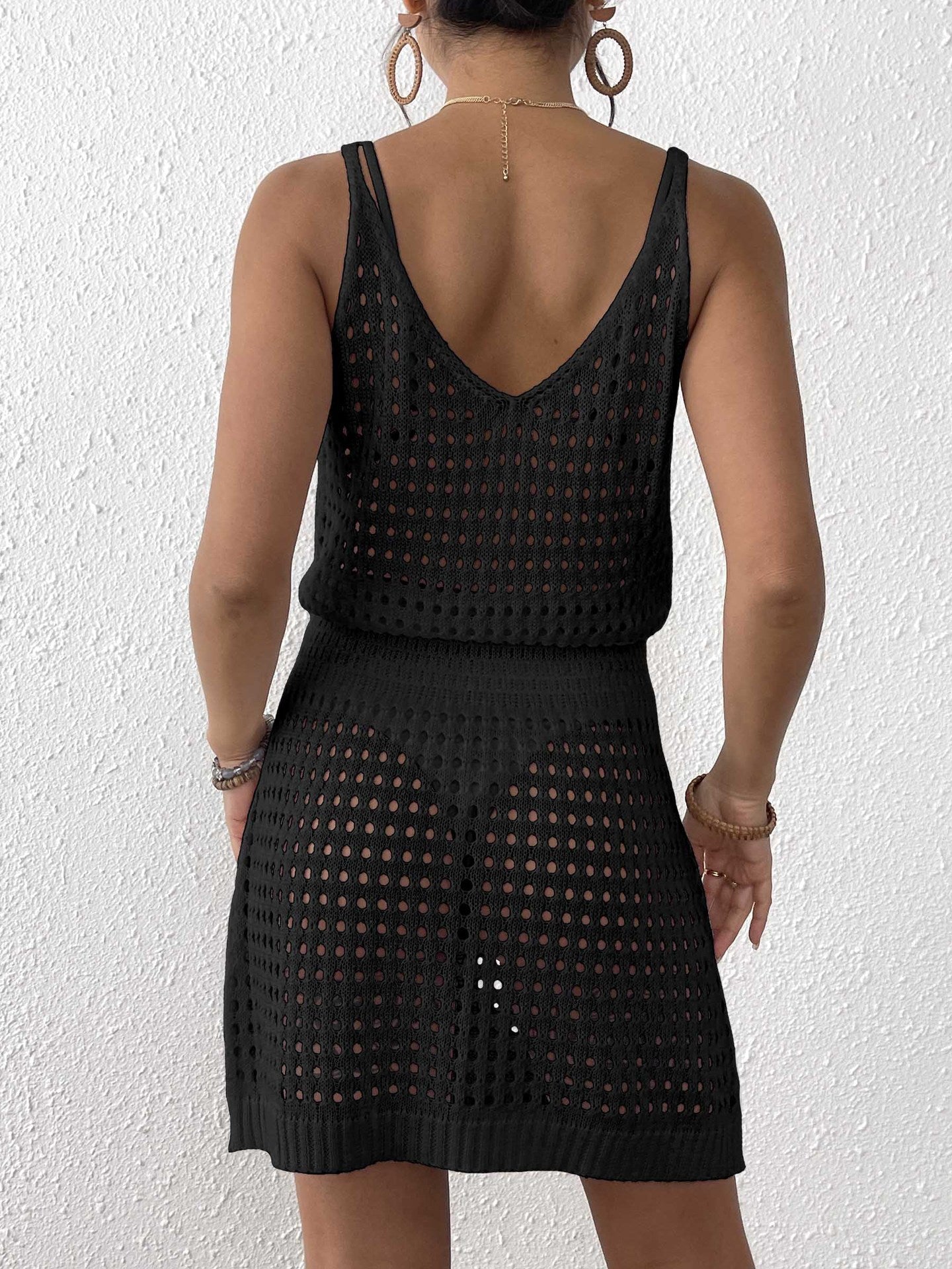 Crepe Fit & Flare Dress