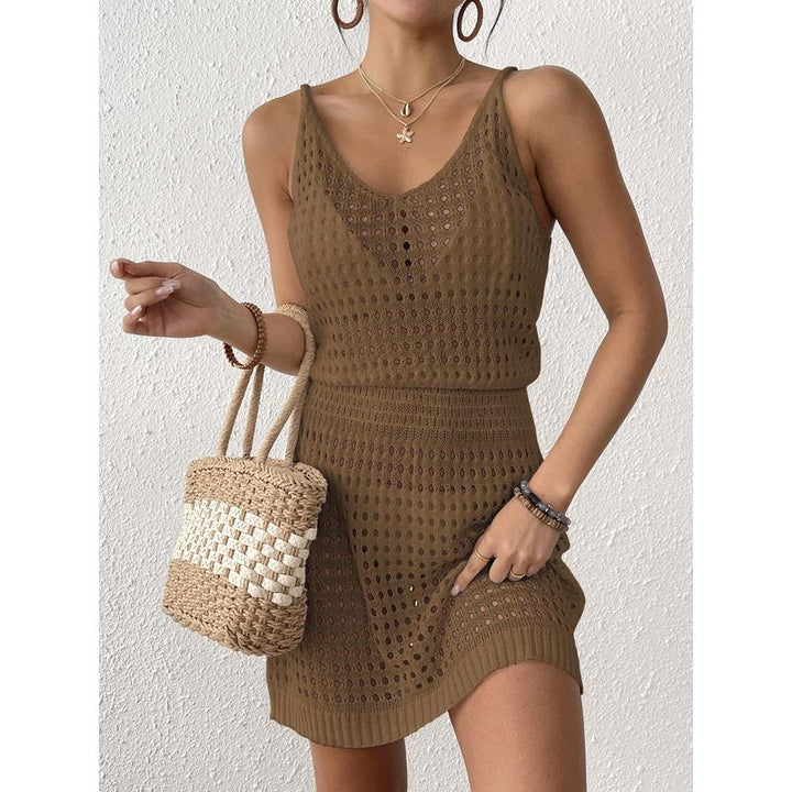 Crepe Fit & Flare Dress