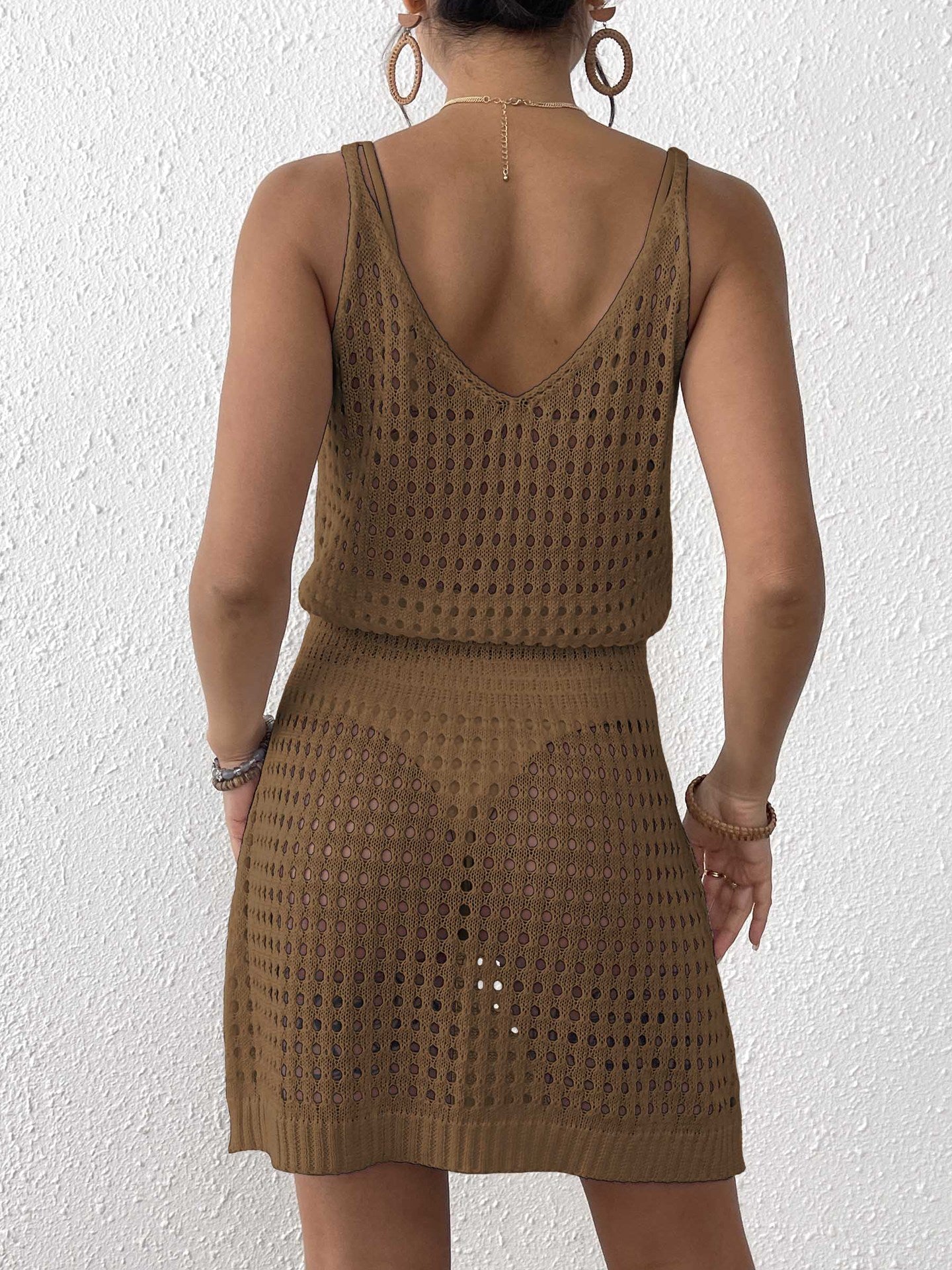 Crepe Fit & Flare Dress