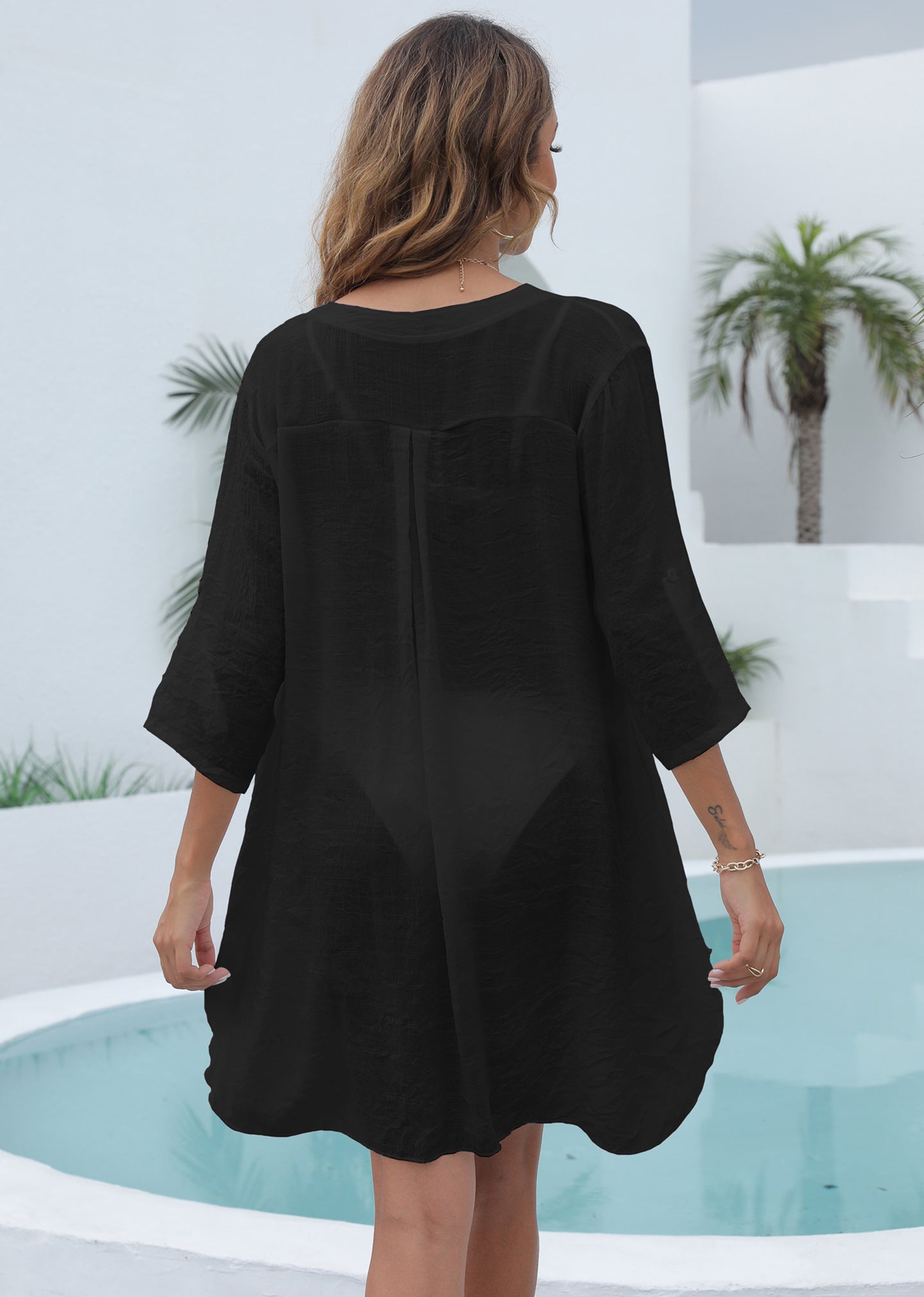 Chiffon Fit & Flare Dress