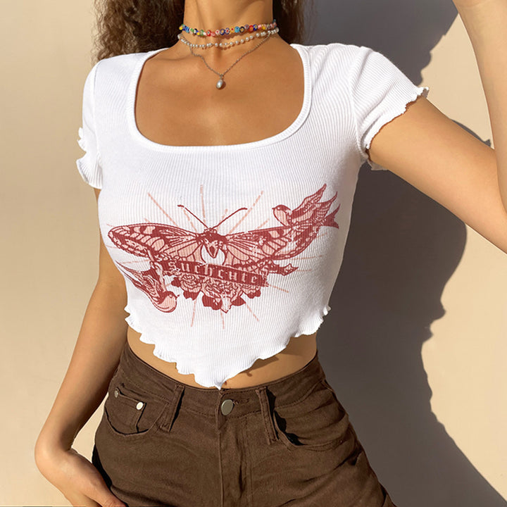 Women Floral Printed Extended Sleeves Top
