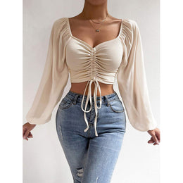 Sweetheart Neck Crop Top