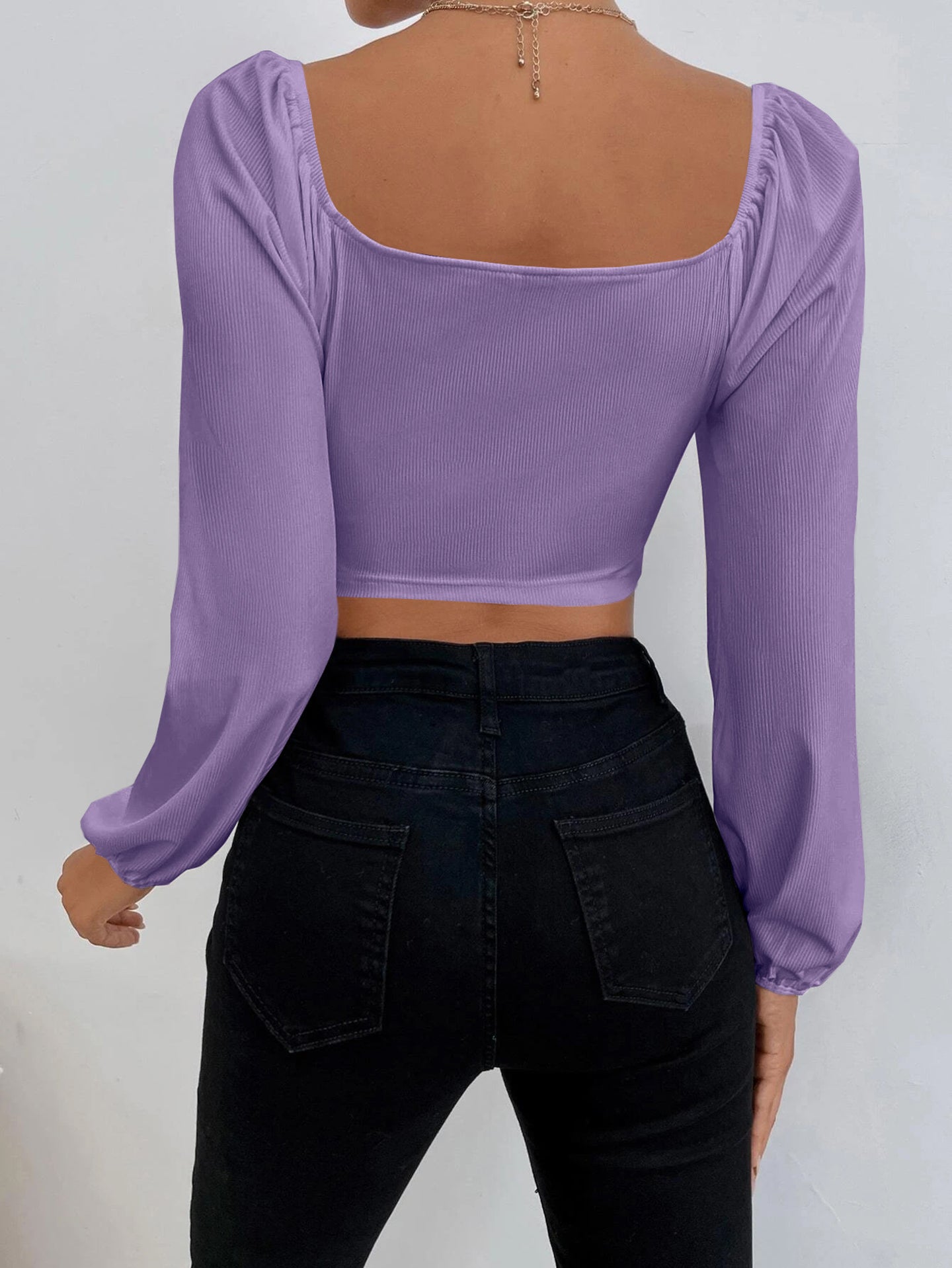 Women Scoop Neck Tank Crop Top