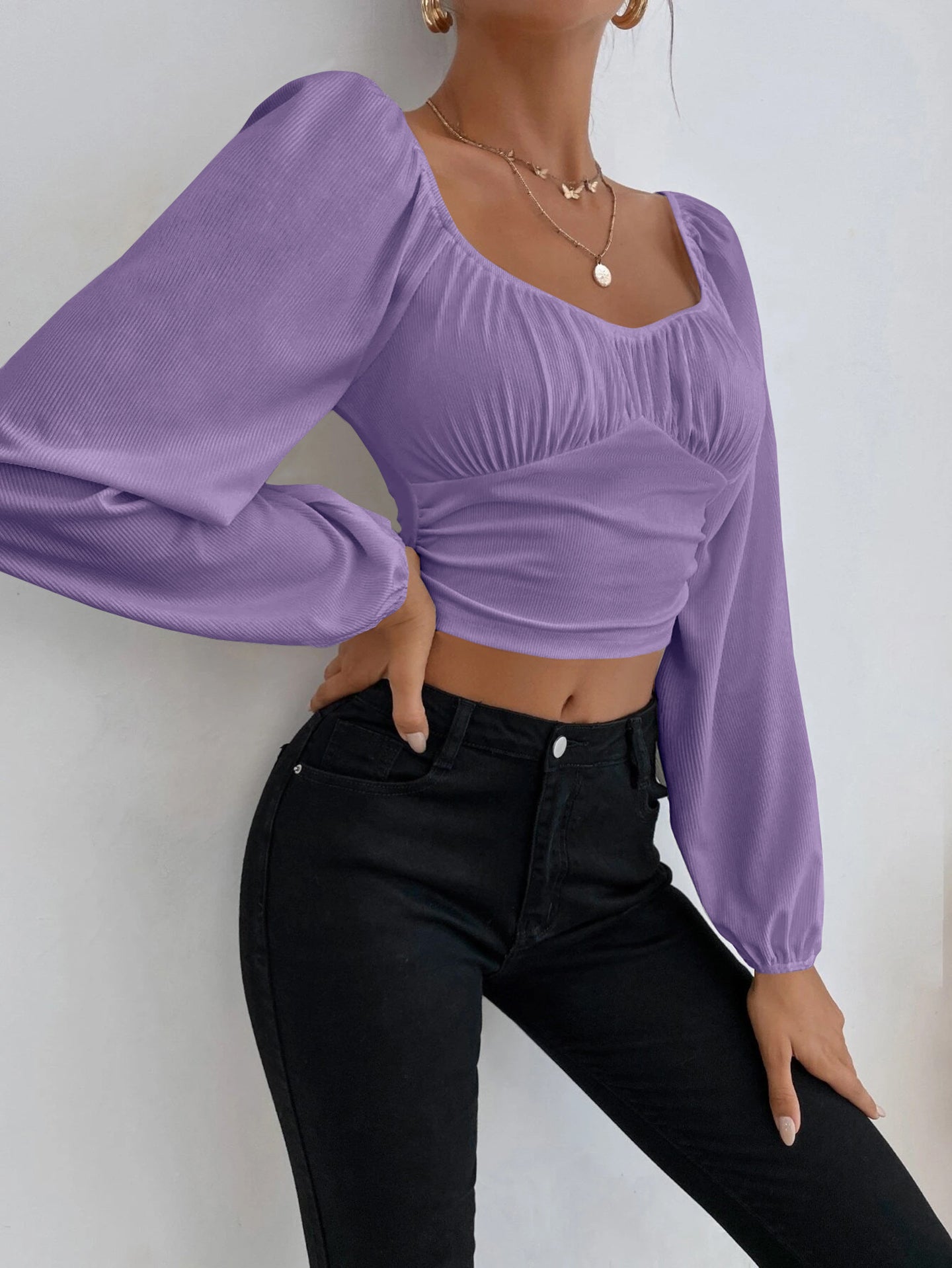 Women Scoop Neck Tank Crop Top
