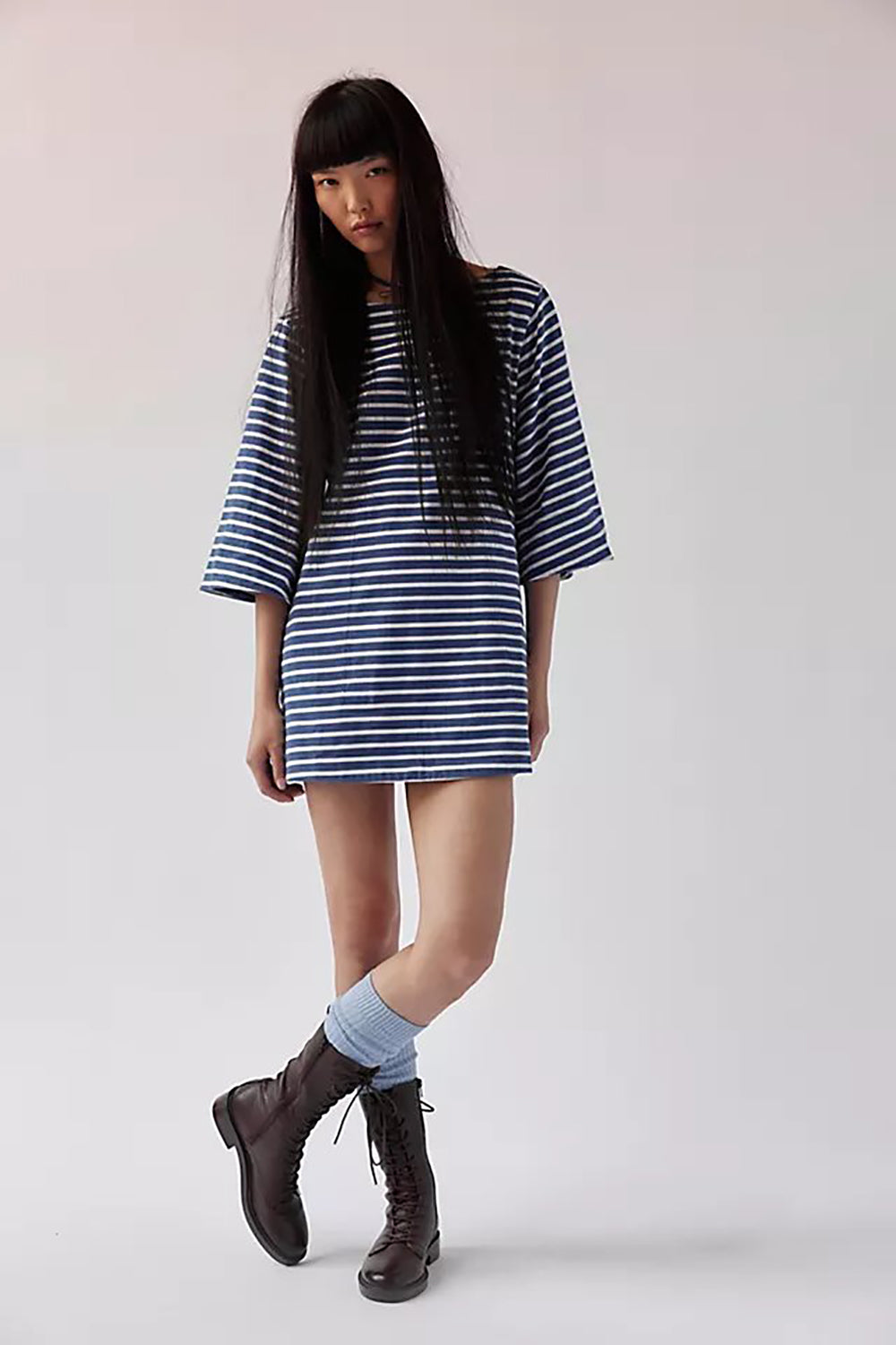 Striped T-shirt Mini Dress