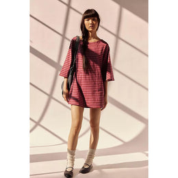 Striped T-shirt Mini Dress