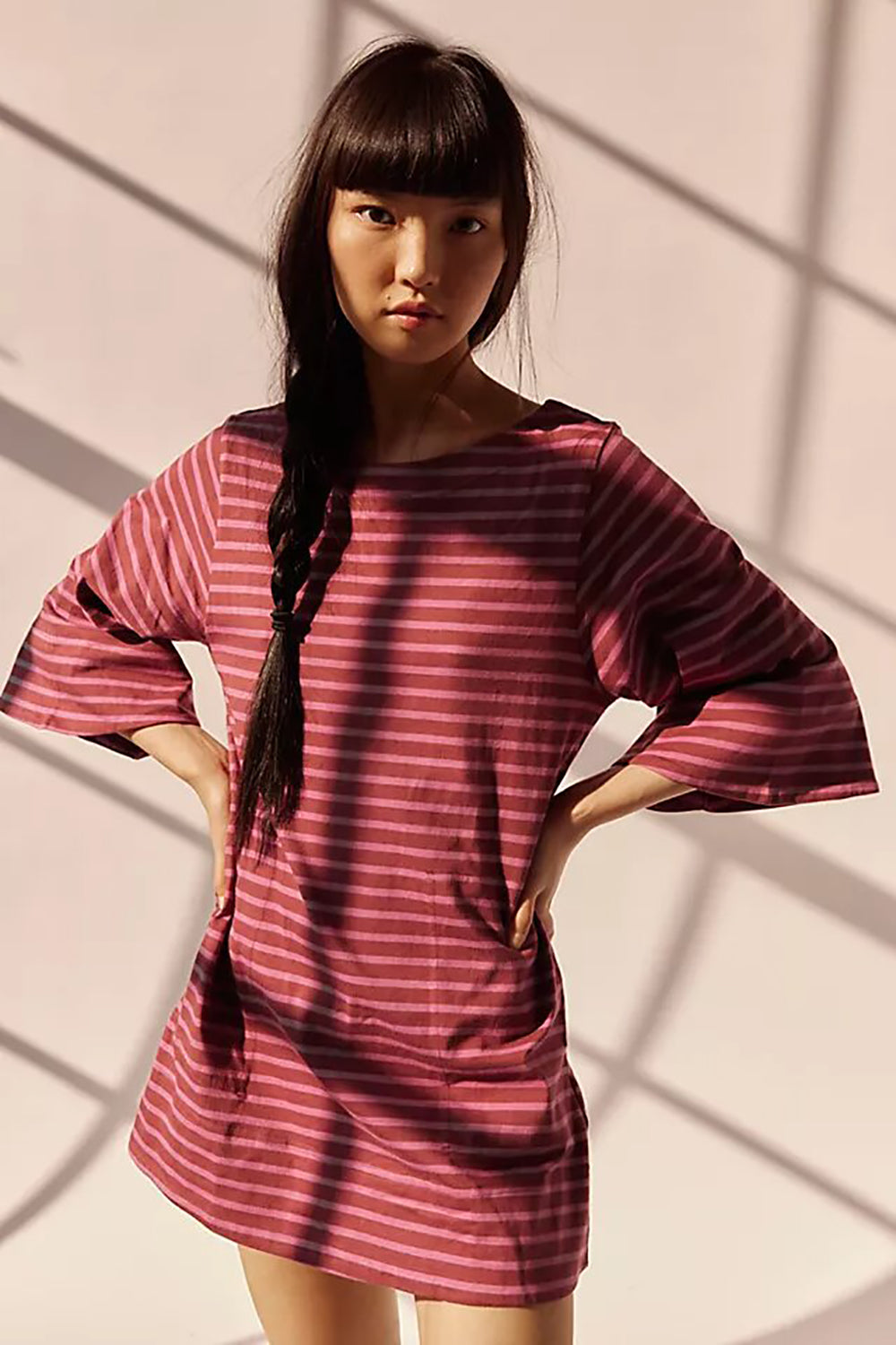 Striped T-shirt Mini Dress