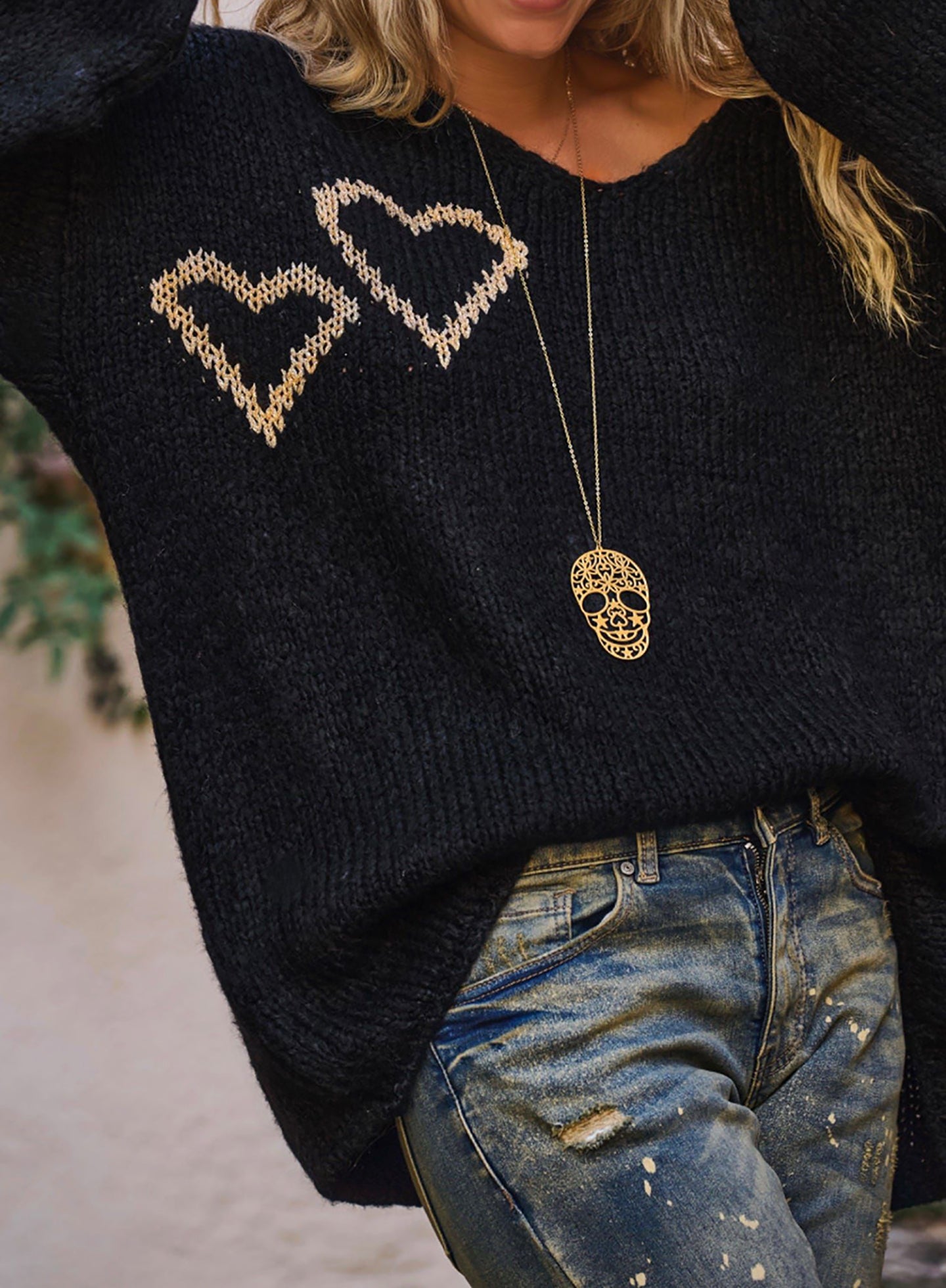 Women Ribbed Pullover