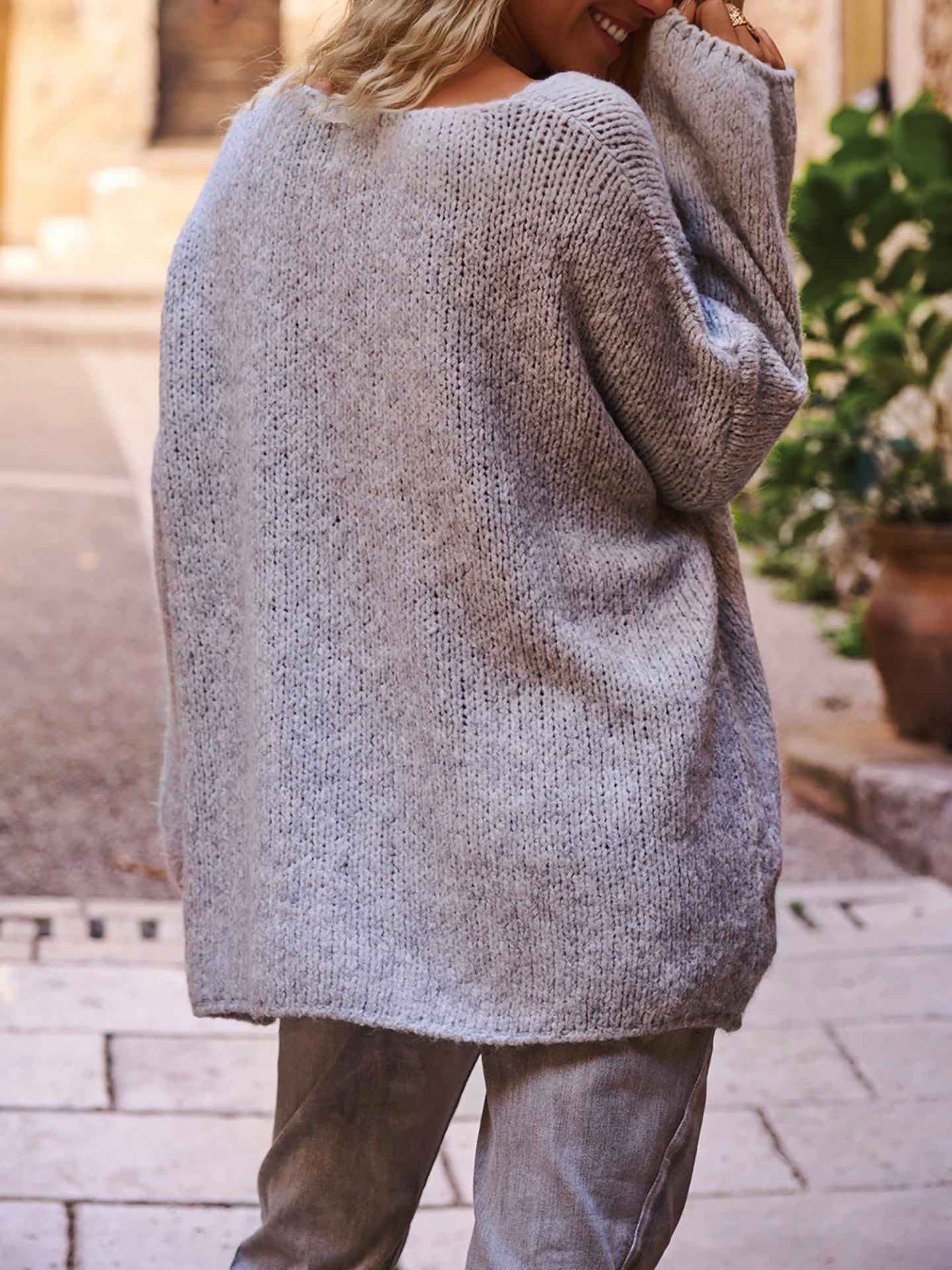 Women Ribbed Pullover