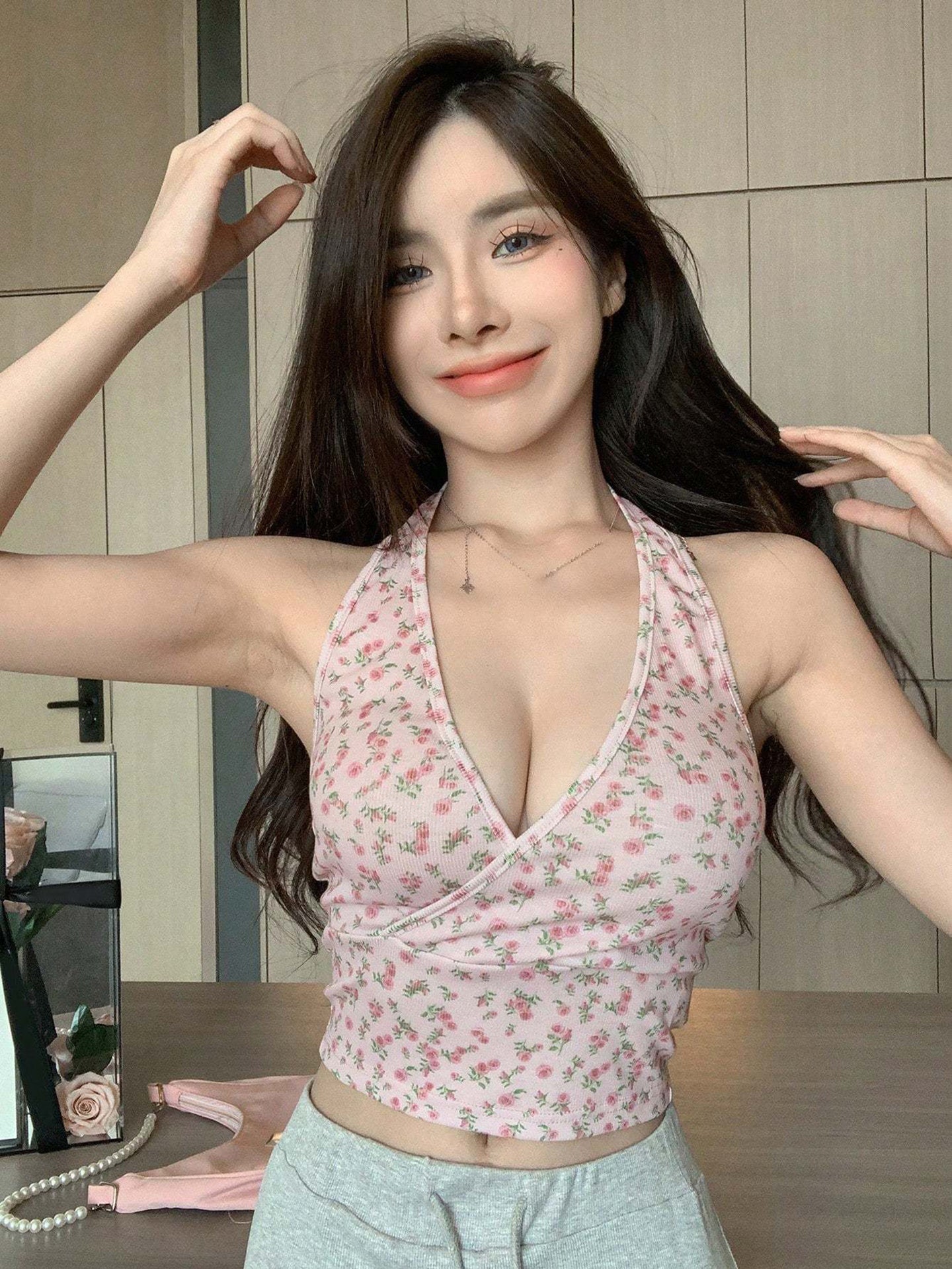 Women Ethnic Motifs Printed Wrap Crop Top