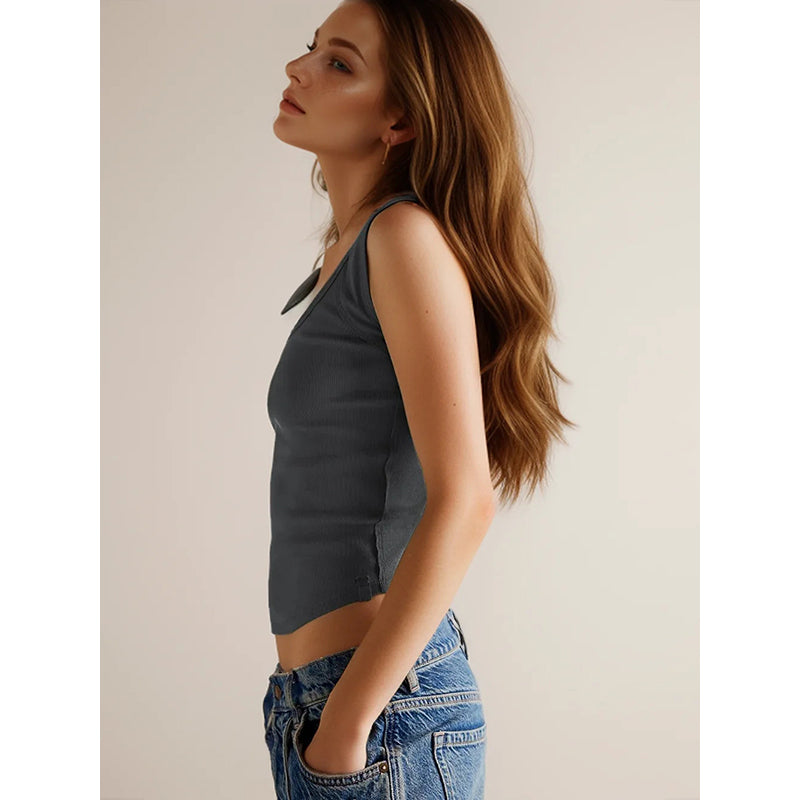 Solid Regular Tank Top