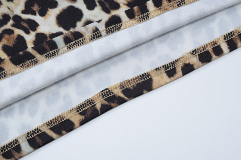 Animal Print Sheath Mini Dress
