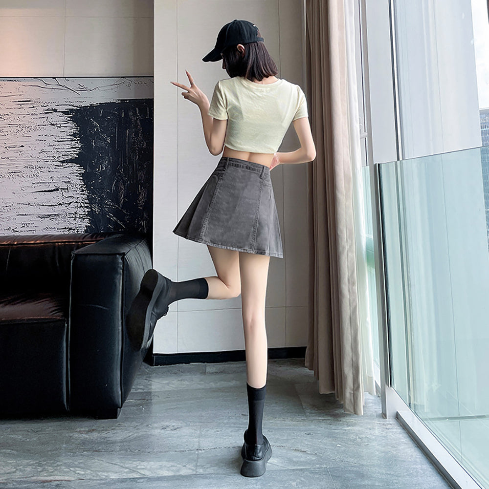Women Slash Knee Jeans