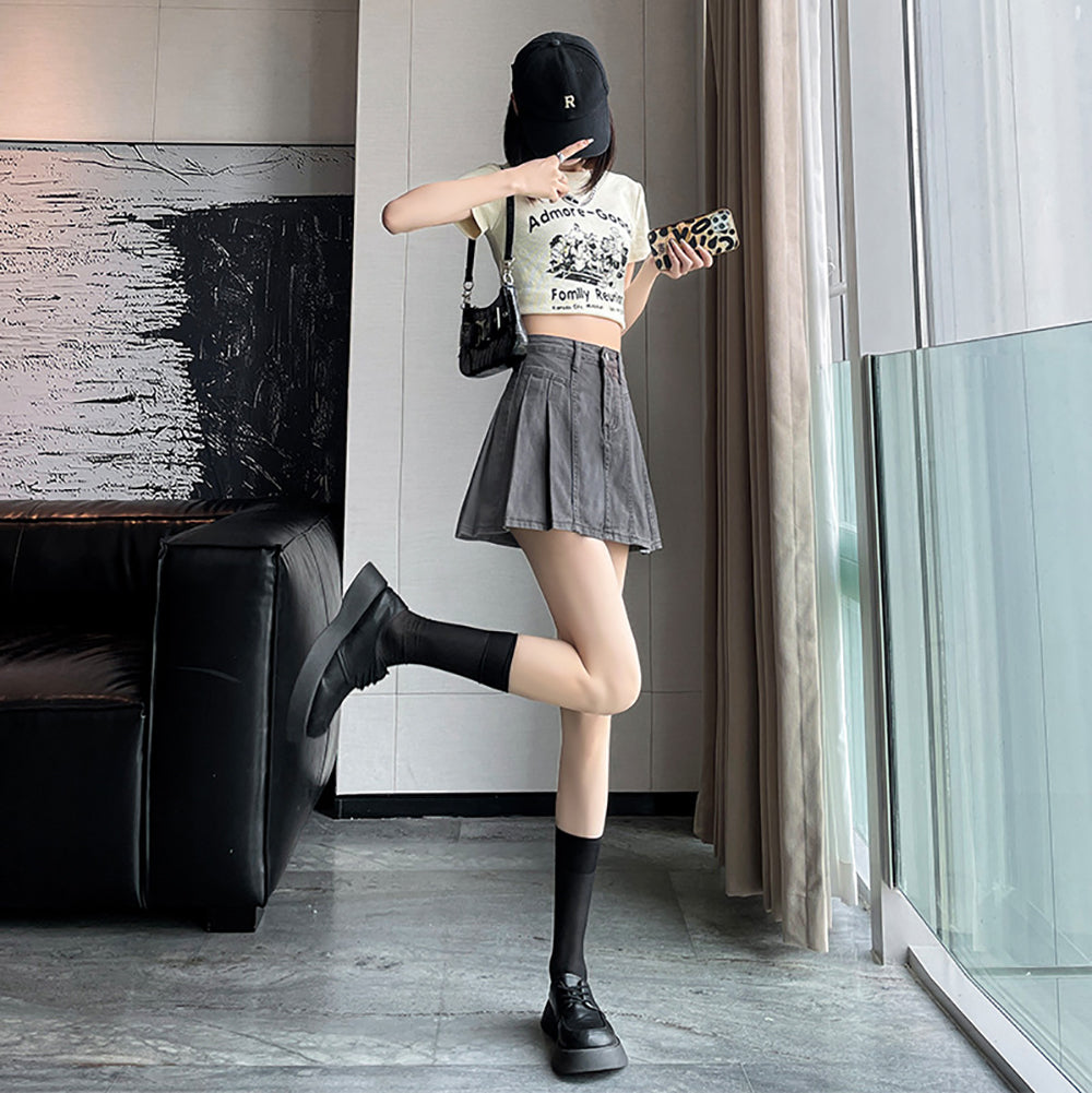 Women Slash Knee Jeans