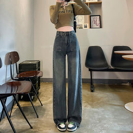 Women Dark Shade Straight Fit Jeans