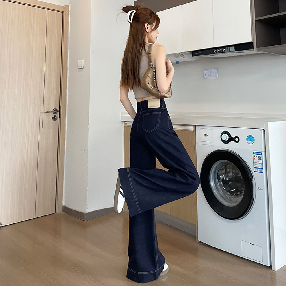 Women Mid-Rise No Fade Flared Jeans