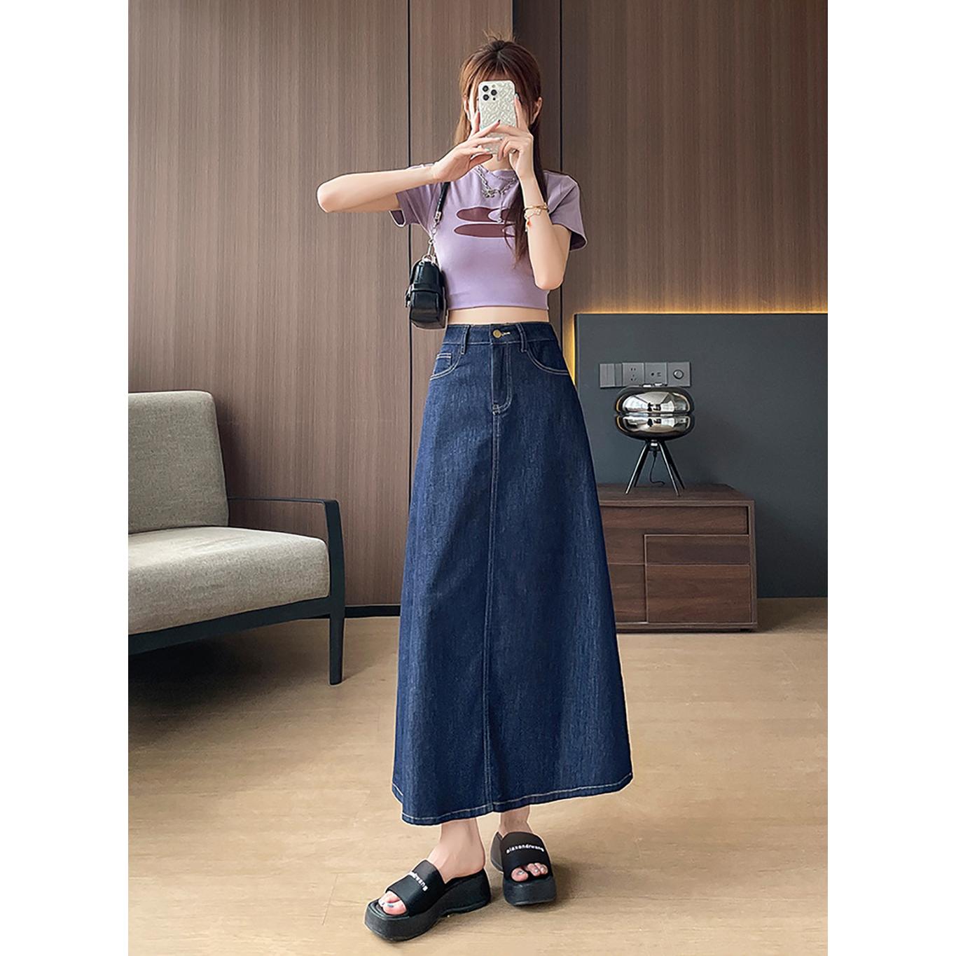 Women Straight Maxi Skirt