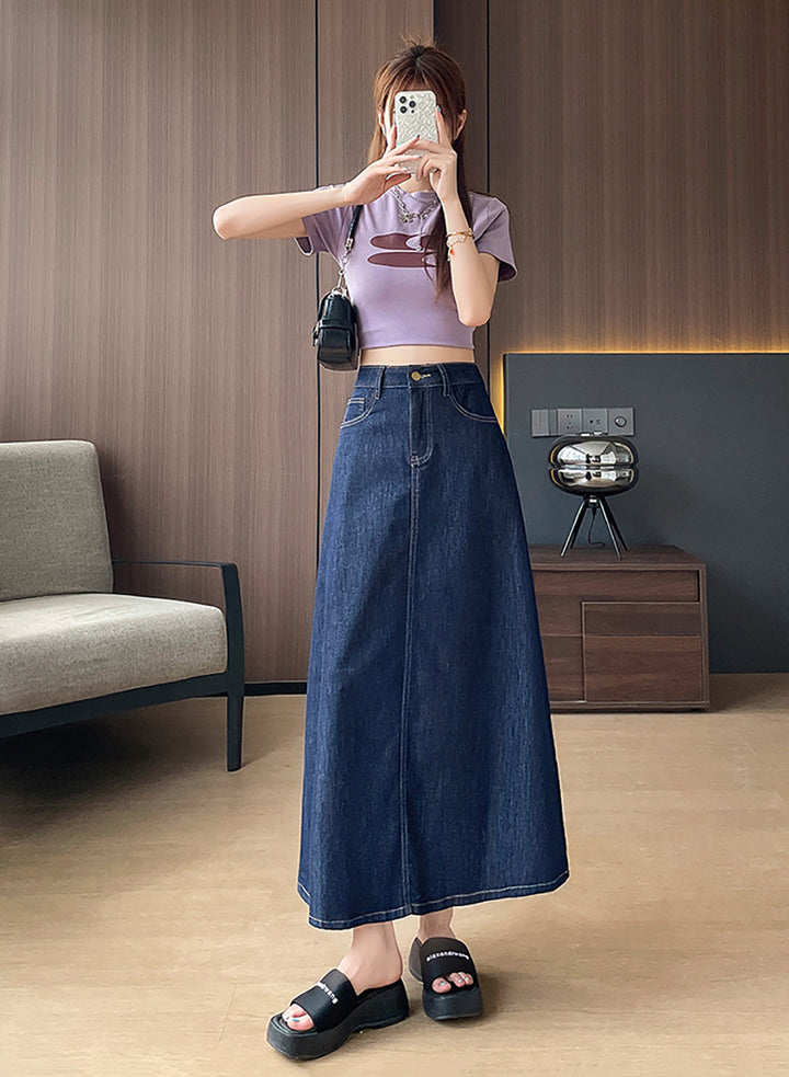 Women Straight Maxi Skirt