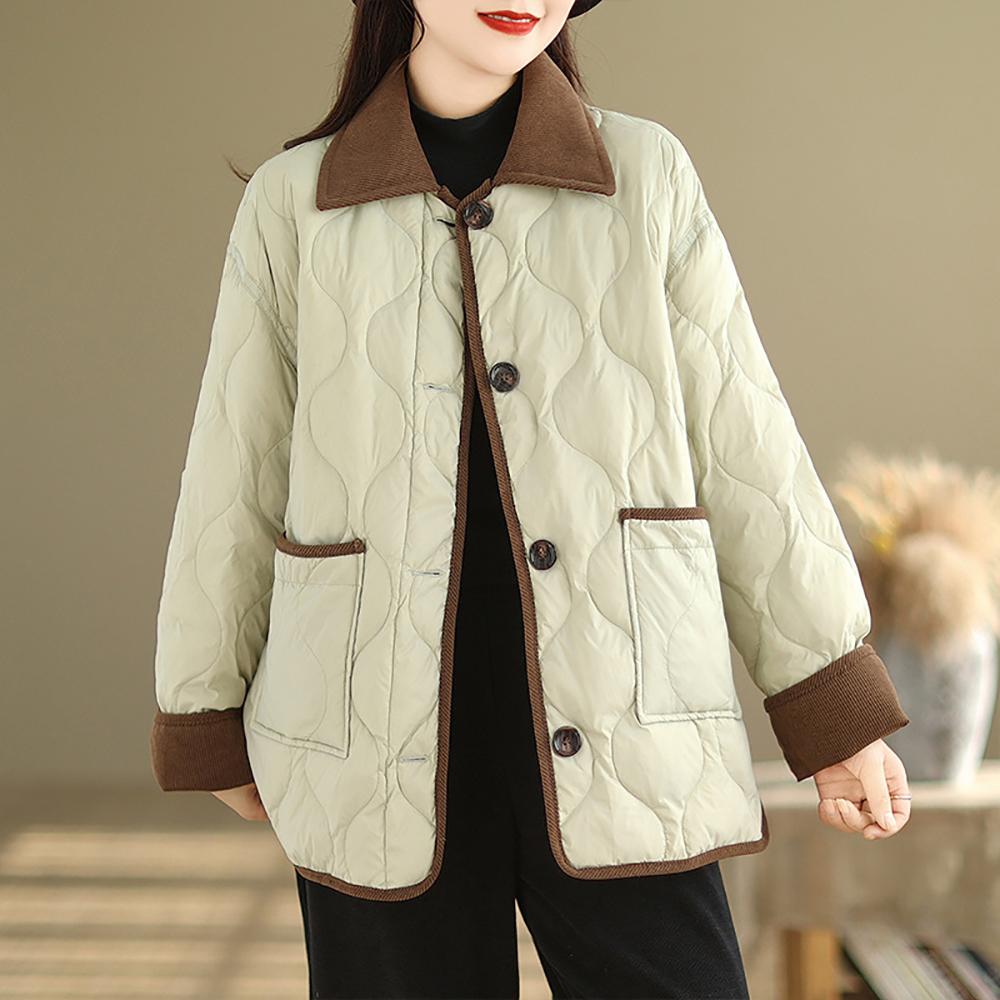 Solid Single-Breasted Jacket