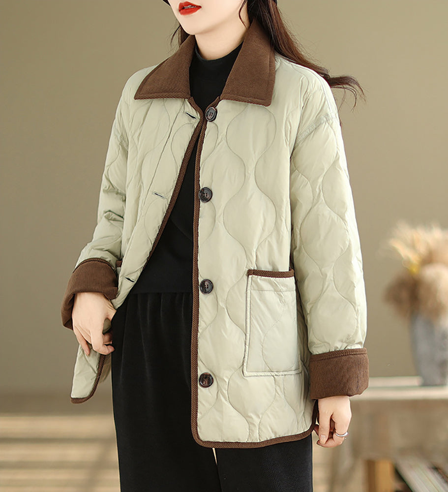 Solid Single-Breasted Jacket