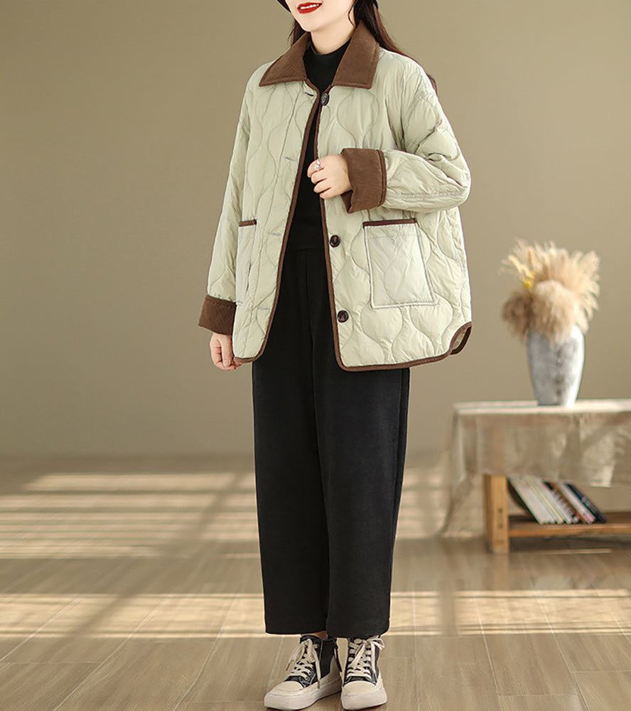 Solid Single-Breasted Jacket